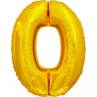 Фольгована надувна цифра Pelican "0" золото 100 см (831010)