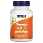 Жирні кислоти Now Foods Omega 3-6-9 1000 мг 100 капсул