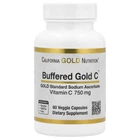 Буферизований вітамін C аскорбат натрію 750 мг Gold C California Gold Nutrition 60 капсул