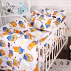 Комплект постельного белья MirSon Полуторный Евро 20-0036 Minions 160х220 см Бязь (2200010270129)