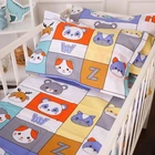 Простынь MirSon Бязь 20-0039 Zoo alphabet 150х220 см (2200010284416)