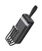 УМБ Y-Kryptone N-32 LED Light 30000 mAh CABLE in Black