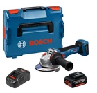 Акумуляторна безщіткова кутова шліфмашина Bosch Professional GWS 18V-11 S у L-Boxx з акб 18V 5Ah і з/п GAL 1880 (06019N4001)
