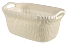 Корзина для постиранного белья Curver Knit 40l кремовый