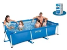 Прямокутний каркасний басейн Intex на 2300 л 260*160*65 см синій (28271)