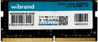 Оперативна памʼять Wibrand SODIMM DDR4-3200 16384MB PC4-25600 (WI3200DDR4S/16GB)