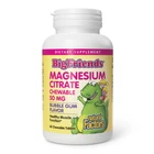 Magnesium Citrate 50mg - 60 tabs Bubble Gum магній цитрат зі смаком жуйки для підтримки м’язів, нервової системи та розслаблення