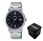 Мужские часы Casio MTP-V002D-1B3 Серебристые ( AT1141-0115 )
