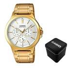 Мужские часы Casio MTP-V300G-7A Золотистые ( AT1141-0199 )