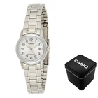 Женские часы Casio LTP-V002D-7BU Серебристые ( AT1141-0365 )