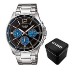 Мужские часы Casio MTP-1374D-2A Серебристые ( AT1141-0110 )