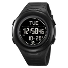 Наручний годинник Skmei 2166BKBK Black-Black + Compass, Чоловічі, Від батарейки, 5 ATM