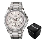 Мужские часы Casio MTP-1375D-7A Серебристые ( AT1141-0054 )