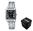 Женские часы Casio LTP-V007D-1B Серебристые ( AT1141-0015 )