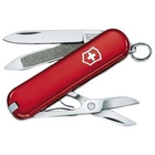 Ніж складаний, мультитул Victorinox Classic SD (58мм, 7 функцій), червоний 06223.G