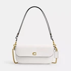 Сумка Coach Brook Flap Chain Bag Brass/Chalk