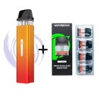 Pod система электронная сигарета Vaporesso XROS Mini Kit Orange Red+ 4 додадтковий картридж под подик электронка перезаправляемая многоразовая вапорессо иксрос мини вейп стартовый набор для вейпинга с картриджем 2 мл corex
