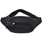 Поясна сумка бананка CV1MY1950-black 28х14х8 см Чорний