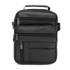 Чоловічі шкіряні сумки Borsa Leather K16683-1bl-black