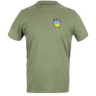Футболка з малюнком 5.11 Tactical Shield Ukraine Лімітована Серія XL Military Green