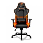 Кресло геймерское Cougar Armor Black/Orange, дышащая экокожа, стальной каркас, черный+оранжевый