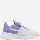 Buty sportowe dziecięce dla dziewczynki na rzepy Puma Flyer Runner V Ps 192929-50 35 (2.5UK) Białe/Fioletowe
