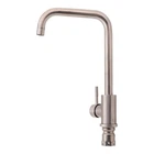 Змішувач для кухні Lidz Aria 015F1 (k35) LDARI015F1NKS21690 Nickel одноважільний, нержавіюча сталь