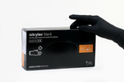 Рукавички чорні Nitrylex Black нітрилові неопудрені XS RD30104001