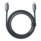 Кабель Baseus Crystal Shine Series Fast Charging Data Cable Type-C to Lightning 20W 2m Black (CAJY000301)