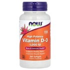 Витамин Д3 D3 1000 МЕ NOW Foods 360 капсул