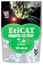 Наполнитель для кошачьего туалета силикагелевый Eticat 7.6L