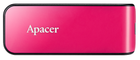 Flash Drive Apacer AH334 32GB (AP32GAH334P-1) Pink (6325682)