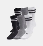 Мужские Носки UA Essential 6pk Crew Белый, Серый, Черный S (1387058-101 S)