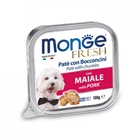 Вологий корм для собак Monge Dog Wet FRESH Свинина