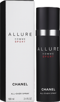 Спрей для тіла для чоловіків Chanel Allure Homme Sport парфумований 100 мл (3145891237108)