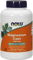 Минеральный комплекс NOW Magnesium Caps 400 mg 180 капсул