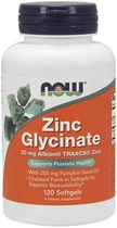 Мінеральний комплекс NOW Zinc Glycinate 120 капсул (333511)