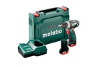 АКБуляторний дриль-шуруповерт Metabo PowerMaxx BS Basic LC 12 : 34 Нм, кейс шуруповерт для дому (600984500)