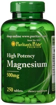 Вітамінно-мінеральний комплекс Puritan's Pride Magnesium 500 мг 100 таблеток (333718)