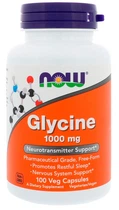 Амінокислоти Now Foods Гліцин 1000 мг 100 вегетаріанських капсул