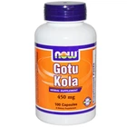 Натуральная добавка Now Foods Gotu Kola 450 мг 100 капсул
