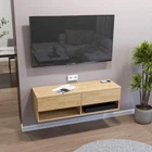 Подвесная ТВ тумба Istad 1202x360x380 мм Дуб крафт
