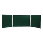 Доска школьная, офисная магнитно-меловая SECTOR К3010, 5 поверхностей, зеленая