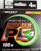 Шнур Select Master PE 100m 0.08 мм 11кг темно-зелений