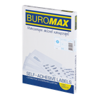 Набір етикеток самоклеючих Buromax 100 листів А4 210х148.5 мм Білі (BM.2813)