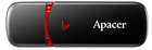 Flash Drive Apacer AH333 64GB (AP64GAH333B-1) Black (AP64GAH333B-1)