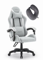 Ігрове крісло CABRO C500 Fabric Grey white сірий - білий