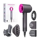 Фен с 5 разными насадками для сушки и укладки hair dryer fan
