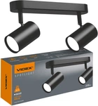 Світильник спотовий VIDEX GU10 2х30 Вт Чорний (VL-SPF05B-BPB)