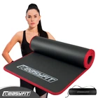 Коврик для йоги и фитнеса EasyFit Flex Pro с красным кантом